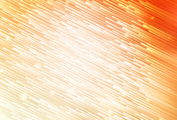 Poster - Light Orange vector layout with flat lines.