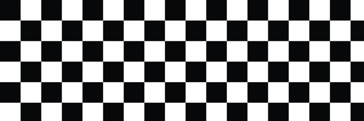 black and white checker pattern vector illustration. chess board. abstract checkered checkerboard fo