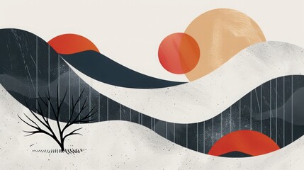 Poster - Create a modern aesthetic with minimalist vectors that focus on simplicity and elegance.