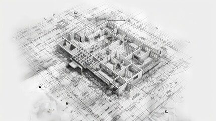 Poster - Describe the types of information typically found on architectural blueprints.
