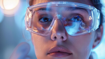 Poster - Describe the UV protection capabilities of safety goggles