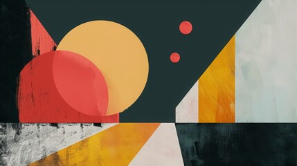 Poster - Discover the simplicity of abstract illustrations, where minimalism speaks volumes through subtle design