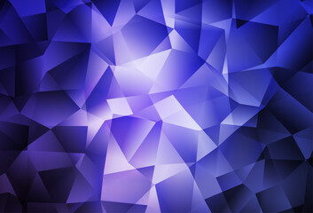 Poster - light purple vector low poly texture.