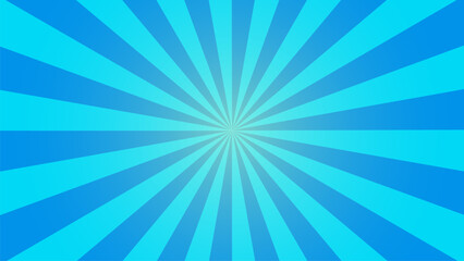 Poster - Ocean blue abstract background. Modern design template for web cover