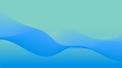 Poster - Ocean blue abstract background. Modern design template for web cover