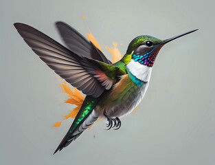 fliegender Kolibri