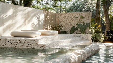 Tranquil Poolside Oasis