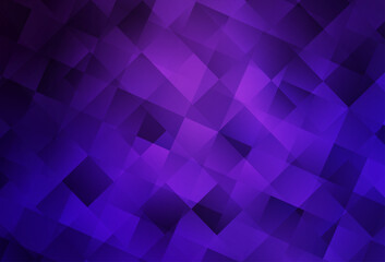 Poster - dark purple vector background with rectangles.