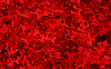 Sticker - Dark Red vector backdrop with small and big stars.