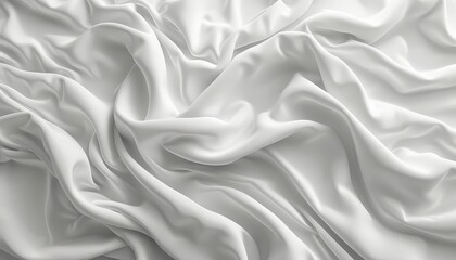 High-resolution texture of white cotton fabric