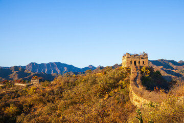 The Great Wall in autumn