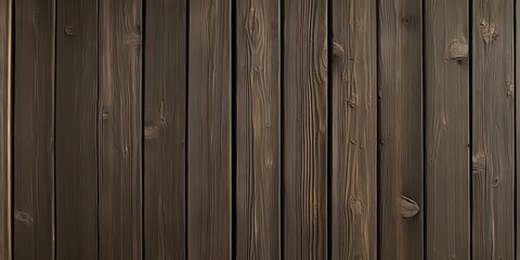 Wall Mural - Dark Brown Wooden Planks Background