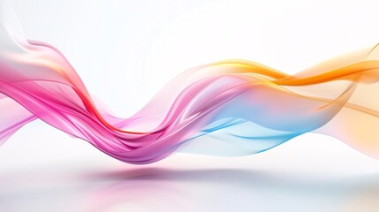 Poster - abstract fluid shapes in vibrant colors, organic shapes, dynamic and flowing. ,