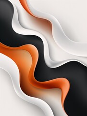 Poster - abstract fluid shapes in bold primary colors, organic shapes, dynamic and modern. ,
