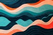 © ADDICTIVE STOCK - Abstract waves pattern with vibrant gradient hues
