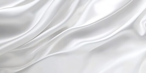 Poster - White Fabric Texture