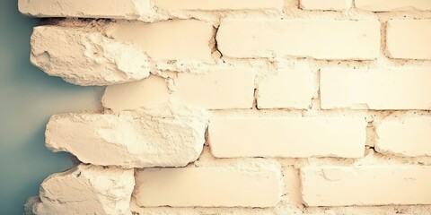 Poster - White Brick Wall Texture