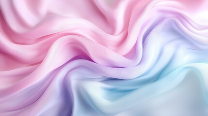 Canvas Print - Soft and dreamy pastel fabric background