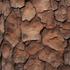 Poster - Detailed texture of cracked and weathered rock surface