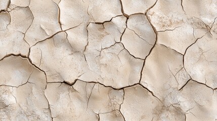 Poster - Cracked dry earth texture background