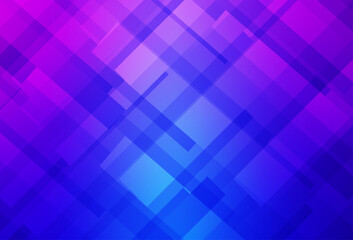 Poster - light pink, blue vector background in polygonal style.