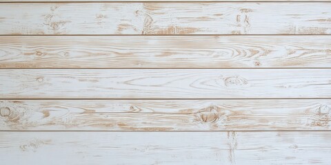 Wall Mural - White Washed Wood Plank Background