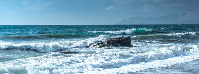 Canvas Print - Sea storm