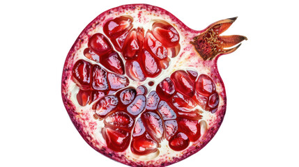 Canvas Print - Pomegranate on transparent background 