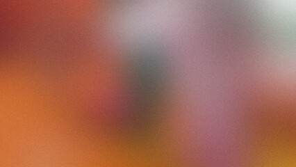 Fototapete - Abstract blurred grainy gradient rough grain noise background texture. Digital grain soft noise effect. Lo-fi multicolor smooth gradient high resolution image grainy texture. Light shine shimmer bokeh