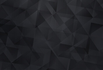 Poster - Light Gray vector low poly background.