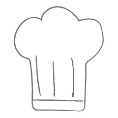 Canvas Print - Cute doodle chef hat sticker design element