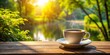 © A.Rod - A serene moment of relaxation with a cup of coffee , peaceful, calm, tranquil, coffee, beverage, drink, morning, relax, unwind