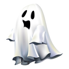 Sticker - Halloween ghost png, transparent background