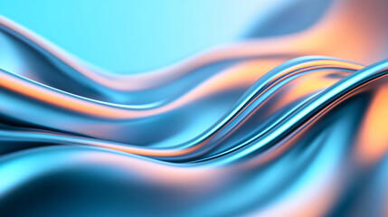 Wall Mural - Dynamic fluid color gradient background, abstract KV main visual business PPT background