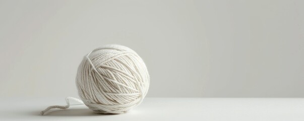 Isolated white knitting DVD on white background, 4K hyperrealistic photo