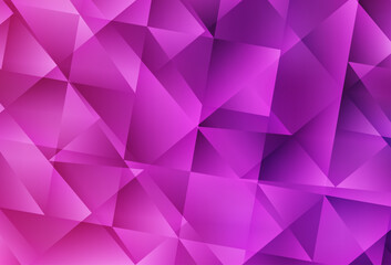 Sticker - Light Pink vector abstract mosaic background.