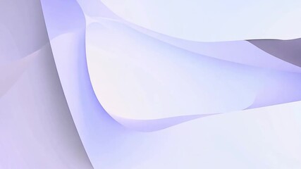 Poster - Abstract minimalist animation in purple and white symbolizing modern theme