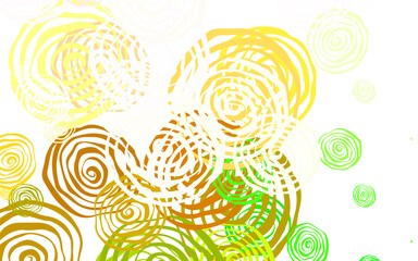 Poster - Light Green, Red vector abstract design with roses.