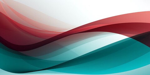 Aufkleber - abstract background in a flat design, vector graphics, colorful lines, simple curves, flat compositi