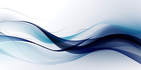 Aufkleber - abstract background in a flat design, vector graphics, colorful lines, simple curves, flat compositi