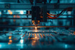 © yaqui_villegas - High-tech industrial machinery focusing on precision manufacturing processes, showcasing advanced technology and automation in a detailed close-up view.