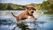 © Uzma - 'Puppy Playtime: Dancing with the Waves'