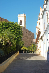 Poster - Traditional old houses in old town, Calp, Spain