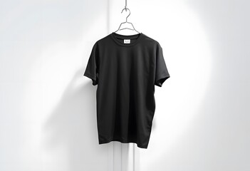 Wall Mural - t-shirt on hangers. t-shirt mockup