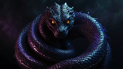 Monster in Snake Style