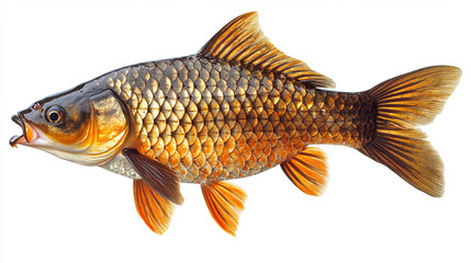 goldfish animal isolated on a white background