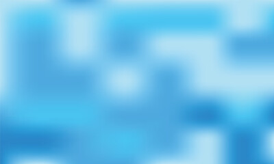 Poster - Blue gradient background. Abstract light blue blurred background. Vector illustration