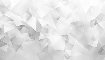 Wall Mural - abstract white background with low poly triangles, vector illustration. white polygonal wallpaper fo