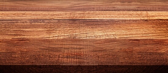 Poster - Background with a textured ginger wood board providing ample copy space image