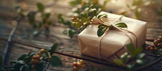 Poster - A present or ornament to enhance with copy space image